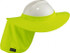 Ergodyne 12640 Hard Hat Shade: Polyester, Lime, Use with Hard Hat