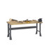 Tennsco WB-1-3060W-MGY Stationary Workbench: Medium Gray