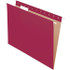 Pendaflex PFX81613 Hanging File Folder: Letter, Burgundy, 25/Pack