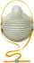Moldex 4600 Disposable Mask: White, Size Universal