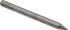 SGS 00812 Square End Mill: 0.006'' Dia, 0.018'' LOC, 1/8'' Shank Dia, 1-1/2'' OAL, 2 Flutes, Solid Carbide