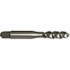 Greenfield Threading 367305 Spiral Flute Tap: #10-24 UNC, 3 Flutes, Plug, 2/2B/3B Class of Fit, High Speed Steel, Bright/Uncoated