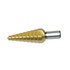 Cle-Line C20298 Step Drill Bit: 3/16 to 7/8" Dia, 3/8" Shank Dia, High Speed Steel