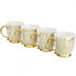 GIBSON OVERSEAS INC. Gibson Home 995117541M  Gold Finch 4-Piece Mug Set, 16.7 Oz, Gold