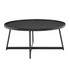 EURO STYLE, INC. Eurostyle 90274BLK  Niklaus Round Coffee Table, 15-1/2inH x 35-1/2inW x 35-1/2inD, Black