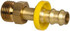 Eaton 10006B-B06 Barbed Push-On Hose Inverted Male Swivel Connector: 5/8-18 NPT, Brass, 3/8" Barb