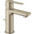 Grohe 23824ENA Lavatory Faucets; Spout Type: Low Arc ; Handle Type: Lever ; Mounting Centers: Single Hole (Inch); Finish/Coating: Brushed; Nickel