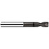 Fraisa B7284391 Corner Radius End Mill: 8 mm Dia, 9.00 mm LOC, 30 deg Helix, C Coated, Corner Radius End, Centercutting Series ToroXG