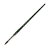 SILVER BRUSH LIMITED Silver Brush 2500-8  Ruby Satin Series Long-Handle Paint Brush 2500, Size 8, Round Bristle, Synthetic, Green