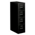 HNI CORPORATION HON 314P-P  310 26-1/2inD Vertical 4-Drawer Letter-Size File Cabinet, Black