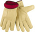 MCR Safety 3450XL Work & General Purpose Gloves; Lining Material: Fleece ; Cuff Style: Slip-On ; Primary Material: Leather ; Coating Material: Uncoated ; Coating Coverage: Uncoated ; Grip Surface: Smooth