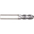 Niagara Cutter 03083951 Ball End Mill: 0.6299" Dia, 1.2598" LOC, 4 Flute, Solid Carbide