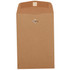 JAM PAPER AND ENVELOPE JAM Paper 563120844D  Open-End Manila Catalog Envelopes With Clasp Closure, 6in x 9in, Brown Kraft, Pack Of 10