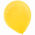 AMSCAN CO INC Amscan 113252.09  Latex Balloons, Sunshine Yellow, 12in, 15 Balloons Per Pack, Set Of 4 Packs