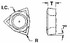 Everede Tool 04407 Boring Insert: WCGT208 CS6, Solid Carbide