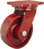 Hamilton S-EHD-8PH Swivel Top Plate Caster: Phenolic, 8" Wheel Dia, 2-1/2" Wheel Width, 2,000 lb Capacity, 10-1/2" OAH