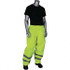 Falcon 353-2002-LY/2X Rain Pants: Polyester, Elastic Closure, High-Visibility Yellow, 2X-Large