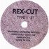 Rex Cut Abrasives 130844 Deburring Wheels; Wheel Diameter (Inch): 3 ; Face Width (Inch): 1/16 ; Center Hole Size (Inch): 1/4 ; Abrasive Material: Aluminum Oxide ; Grade: Medium ; Wheel Type: Type 1