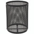 GLOBAL INDUSTRIAL 261948BK Outdoor Diamond Industrial Steel Trash Can, 36 gal, Black