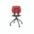 SAFCO PRODUCTS 7826RD Commute Guest Chair, Supports Up to 275 lbs, 19" Seat Height, Red Seat, Red Back, Black Base