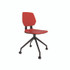 SAFCO PRODUCTS 7826RD Commute Guest Chair, Supports Up to 275 lbs, 19" Seat Height, Red Seat, Red Back, Black Base