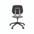 SAFCO PRODUCTS 7825BL Commute Task Chair, Supports Up to 275 lb, 18.25" to 22.25" Seat Height, Black Seat, Black Back, Black Base