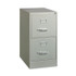 ALERA HVF152229LG Two-Drawer Economy Vertical File, Letter-Size File Drawers, 15" x 22" x 28.37", Light Gray