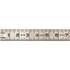 Lufkin 626FTN Steel Rule: 72" OAL, Inch Graduation, Rigid, 1-1/4" OAW