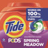 PROCTER & GAMBLE Tide® 09166EA PODS Laundry Detergent, Spring Meadow, 66 oz Tub, 76 Pacs/Tub