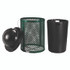 GLOBAL INDUSTRIAL 261948GN Outdoor Diamond Steel Trash Can, 36 gal, Dome Lid, Green