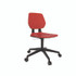 SAFCO PRODUCTS 7825RD Commute Task Chair, Supports Up to 275 lbs, 18.25" to 22.25" Seat Height, Red Seat, Red Back, Black Base