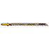 DeWALT DW3703H2 Jigsaw Blade: High Carbon Steel, 6 TPI, 0.06" Blade Thickness, 1/4" Blade Width