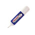Fine point metal tip applicator makes for easy pinpoint corrections  Multipurpose opaque fluid will not dry out, cake or flake.  Click cap has convenient pocket clip.