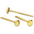 ACCO BRANDS USA, LLC A7071507 ACCO Round-Head Solid Brass Fasteners, No. 7R, 2in, Box Of 100