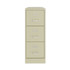 ALERA HVF1541PY Three-Drawer Economy Vertical File, Letter-Size File Drawers, 15" x 22" x 40.19", Putty