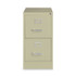 ALERA HVF152629PY Two-Drawer Economy Vertical File, Letter-Size File Drawers, 15" x 26.5" x 28.37", Putty