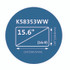 KENSINGTON 58353 Magnetic Laptop Privacy Screen For 15.6" Widescreen Laptops; 16:9 Aspect Ratio