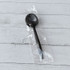 BOARDWALK SOUPBLPPIW Mediumweight Wrapped Polypropylene Cutlery, Soup Spoon, Plastic, Black, 1,000/Carton