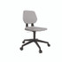 SAFCO PRODUCTS 7825GR Commute Task Chair, Supports Up to 275 lbs, 18.25" to 22.25" Seat Height, Gray Seat, Gray Back, Black Base