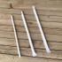 BOARDWALK PPRSTRWIW Wrapped Jumbo Paper Straws, 7.75", Paper, White, 320/Pack, 4 Packs/Carton