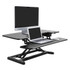 ZOXOU INC. EM7MB Flexispot EM7MB Electric Sit-Stand Desk Riser, 35-13/16in x 24in, Black