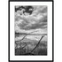 UNIEK INC. A42705533935 Amanti Art USA, New York, Saugerties, View Of The Hudson River by Walter Bibikow Wood Framed Wall Art Print, 30inW x 41inH, Black