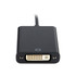V7 V7UCDVI-BLK-1N  - External video adapter - USB-C - DVI - black