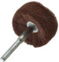 Superior Abrasives A019701 Mounted Flap Wheel: 2" Dia, 1" Face Width, Aluminum Oxide