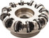 Seco 02685773 215mm Cut Diam, 60mm Arbor Hole, 6mm Max Depth of Cut, 40° Indexable Chamfer & Angle Face Mill