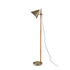 ADESSO INC Adesso 3761-12  Bryn Floor Lamp, 58inH, Antique Brass Shade/Antique Brass Base