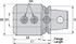 Kennametal 2253905 KM63UT Modular Connection, 1.2598" Inside Hole Diam, 3.7402" Projection, Whistle Notch Adapter