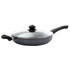 GIBSON OVERSEAS INC. Oster 995117258M  Pallermo 3.5-Quart Aluminum Non-Stick Saute Pan, Charcoal