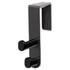 SAFCO PRODUCTS CO Safco 4225BL  Coat Hook, 7 3/4inH x 1 3/4inW x 6 1/2inD, Black