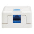 TRIPP LITE N082-001-WH  Surface-Mount Box for Keystone Jack - 1 Port, White - Surface mount box - white - 1 port